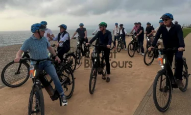 Corporate bike adventure in Rabat for team bonding.