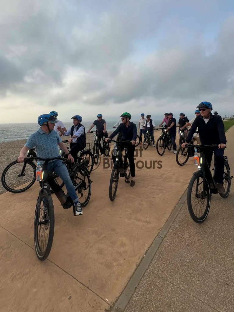 Corporate bike adventure in Rabat for team bonding.