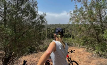 Riders riding through the forest trails of Benslimane.