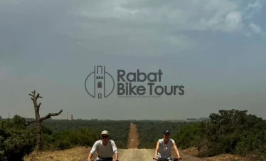 Riders riding through the forest trails of Benslimane.